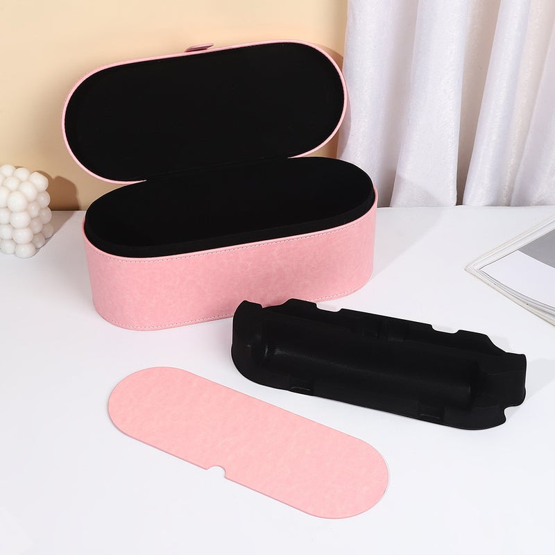 Dyson Hair Dryer Packaging Box Laifen Hair Dryer Pu Leather Empty Box Round Curling Iron Packaging Box Storage Box - Image 4